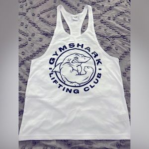 Brand new men's gymshark tank, never worn, too large for me.
